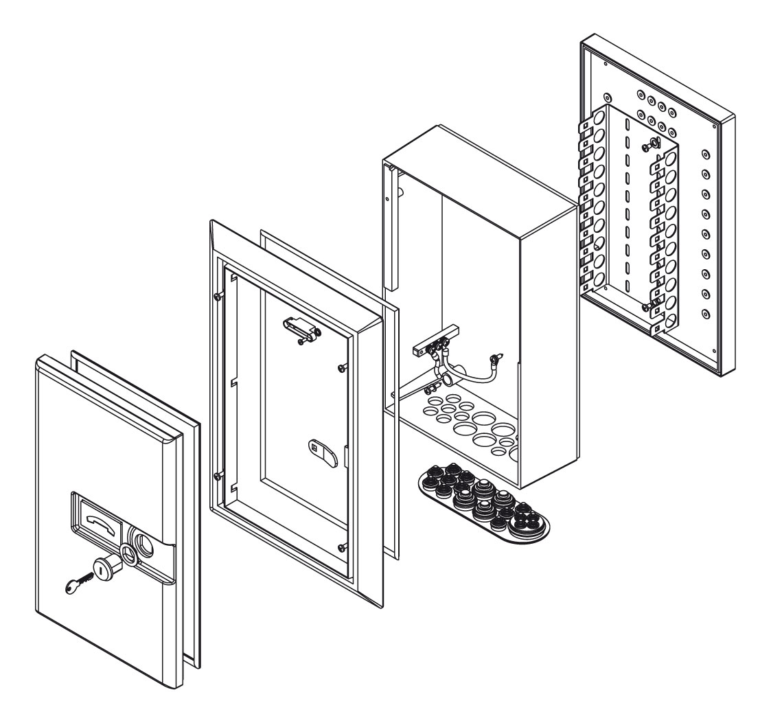 Micos MIS 1b (çer) Telefon Dağıtım Kutusu - Görsel 3